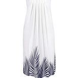 Floral Print Sleeveless Maxi Dress for Women High Waist Round Neck Plus Size Casual Summer Wear