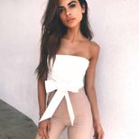 Sexy Back Zipper Crop Top Adjustable Straps Form Fitting Autumn Fashion Wholesale Available OEM