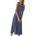 Summer Womens Off Shoulder Polka Dot Dress Original Design Sexy Style Lightweight Fabric Perfect