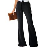 High Waist Wide Leg Pants for Women Solid Color Casual Style Autumn Winter Collection