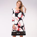 Womens Christmas Dress Pleated Design Long Sleeve Comfortable Fabric Available in Multiple Sizes Wholesale