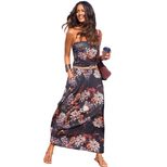 Strapless Maxi Dress Off Shoulder Sleeveless Beachwear Summer Style Wholesale Available custom p