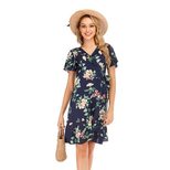 V Neck A Line Dress for Women Casual Street Style Spring Collection in Multiple Sizes