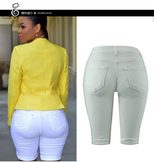 High Waisted Distressed Denim Shorts Handmade Trendy Ripped Design Casual Summer Wear Wholesale