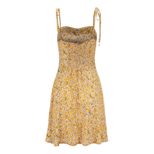 Floral Print Bodycon Maxi Dress Sleeveless V Neck Summer Vacation Style Wholesale Available OEM