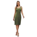 Polka Dot Backless Dress Sexy Spaghetti Strap Elegant Design Perfect for Parties Wholesale Avail
