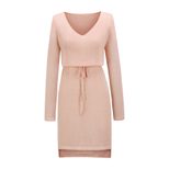 Fashionable Slim Fit Knitted Sweater Dress Autumn Winter Style Comfortable and Trendy Wholesale