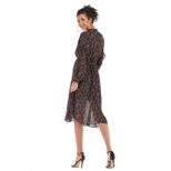 Floral Chiffon Dress Loose Fit Casual Style Elegant Design Perfect for Summer Events Wholesale A