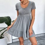 Knitted Bodycon Dress Slimming Waist Design Flared Skirt Stylish and Sexy Perfect for Parties an