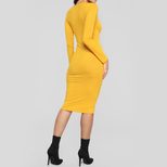 Bodycon Dress for Women Long Sleeve Slim Fit Elegant Casual Wear low MOQ custom packaging