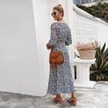 Floral Print A Line Dress for Women Casual Spring Summer Style Lightweight Fabric