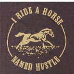 Womens Summer Short Sleeve T Shirt Horse Print Design Casual Top for Everyday Wear Wholesale Ava