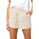 High Waist Drawstring Womens Shorts Loose Fit Casual Style Summer Sportswear