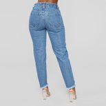 Distressed Womens Jeans Casual Fit Mid Rise Cotton Fabric Available in Multiple Sizes Wholesale factory direct
