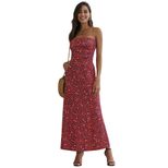 Strapless Maxi Dress Off Shoulder Sleeveless Beachwear Summer Style Wholesale Available custom p