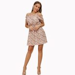Floral Off Shoulder Maxi Dress High Waist Sleeveless Lightweight Fabric Summer Vacation Wear Who