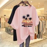 Plus Size Womens Long Sleeve Cotton T Shirt Loose Fit Comfortable Casual Top Autumn Wear