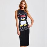 Womens Printed Dress Autumn Winter Style Christmas Party Outfit Wholesale Available customizable