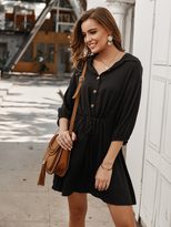 Elegant Solid Color Dress Original Design Spring Summer Collection Versatile Style Wholesale Ava