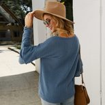 Womens Casual Solid Color T Shirt Knit Fabric Short Sleeve Round Neck Autumn Winter Collection
