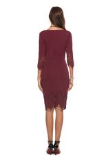 Silk Pencil Dress for Women Round Neckline Elegant Summer Style with Low MOQ