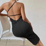 Sleeveless Asymmetrical Bodycon Maxi Dress Sexy Elegant Comfortable Fabric Perfect for Evening E