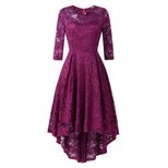 Cocktail Dress Lace Detail High Low Hem Spring Fashion Available in Multiple Sizes Wholesale Supply