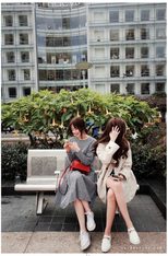 Vintage Inspired Plaid Long Dress Slim Fit Waist Defining Korean Style Casual College Fashion Wh