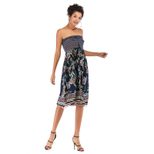 Bohemian Maxi Skirt Womens Summer Dress Off Shoulder Neckline Flowy Design Perfect for Casual Ou