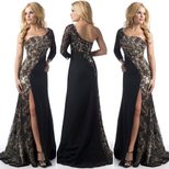 Lace Asymmetrical Evening Dress for Women Sexy Fit and Flare Silhouette Perfect for Parties and Special Occasions Wholesale