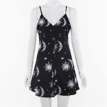 Spring Fashion V Neck Button Up Mini Dress Sexy Sleeveless Design Trendy Style Perfect for Parti