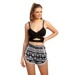 High Waisted Womens Shorts Elephant Print Trendy Design Comfortable Fit Summer Casual Wear Whole
