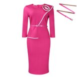 Pencil Skirt Solid Color Bodycon Fit Office Wear Autumn Winter Collection Wholesale Available