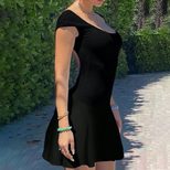 French Style Summer Dress Backless Slim Fit Elegant Design Perfect for Parties and Casual Outing