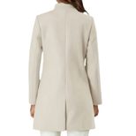 Elegant Wool Blend Coat for Women Slim Fit Long Sleeve Autumn Winter Fashion low MOQ