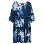 Off Shoulder Floral Dress for Women Loose Fit Comfortable Fabric Spring Summer Casual Wear