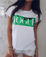Womens Printed T Shirt Short Sleeve Round Neck Casual Style Summer Wear bulk order
