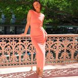 Elegant Backless Long Dress Soft Fabric Slim Fit Sophisticated Design Spring Summer Fashion for