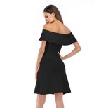 Summer Bodycon Dress Off Shoulder Slim Fit Elegant Style Perfect for Parties and Events Wholesal
