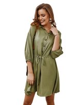 Elegant Solid Color Dress Original Design Spring Summer Collection Versatile Style Wholesale Ava