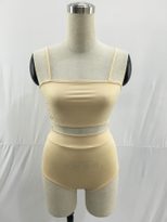 Vintage Beach Sexy Camisole Dress Set Lightweight Fabric Summer Casual Wear