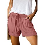 Womens Casual Tencel Shorts High Waist Loose Fit Wide Leg Summer Fashion Wholesale Available