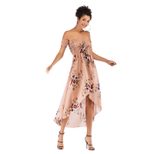 Womens Floral Chiffon Dress Sexy Off Shoulder Design Spring Style Lightweight Fabric Wholesale A