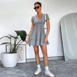 Knitted Bodycon Dress Slimming Waist Design Flared Skirt Stylish and Sexy Perfect for Parties an