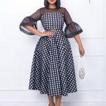 Sheer Mesh Panel Dress Fashionable Sexy Elegant Perfect for Office and Casual Occasions Availabl
