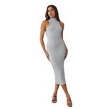 Elegant Bodycon Dress Solid Color Slim Fit Mid Length Spring Summer Fashion for Women Wholesale