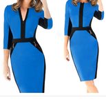Pencil Dress for Women Zipper Closure Elegant Design Casual or Party Wear in Multiple Sizes