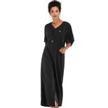 Womens Jumpsuit High Waisted V Neck 3 4 Length Spring Fashion for Casual Wear Wholesale Availabl
