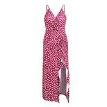 Floral Polka Dot Slip Dress Sexy Lace Trim Spring Summer Fashion Wholesale Available ready to sh
