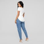 Distressed Womens Jeans Casual Fit Mid Rise Cotton Fabric Available in Multiple Sizes Wholesale factory direct